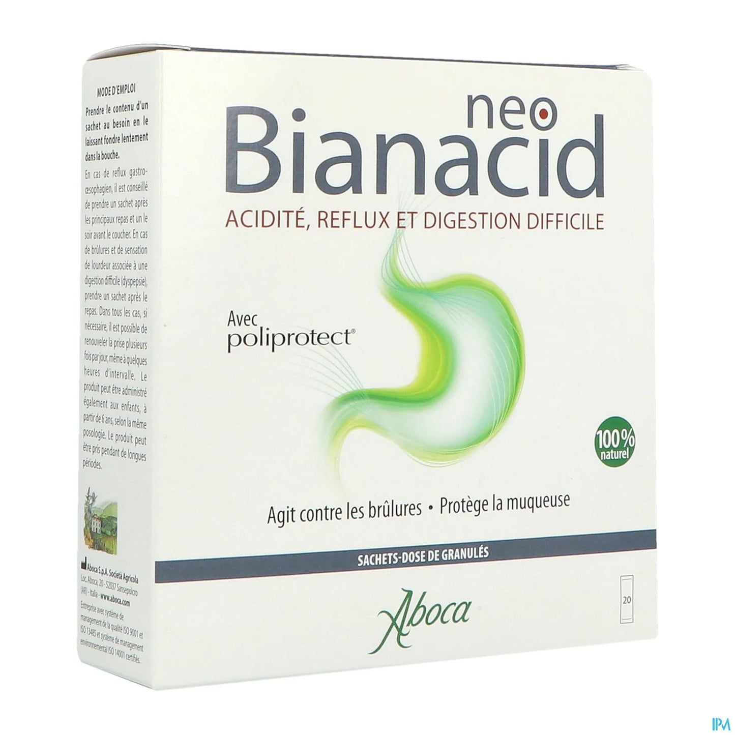 Neo Bianacid Reflux And Difficult Digestion 20 Sachets