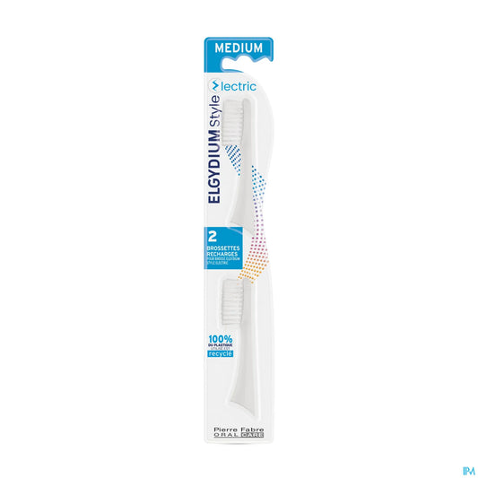 Medium Electric Style Brush Refills 2 units