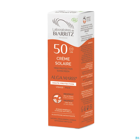Alga Maris Crema solare viso biologica SPF50 50 ml