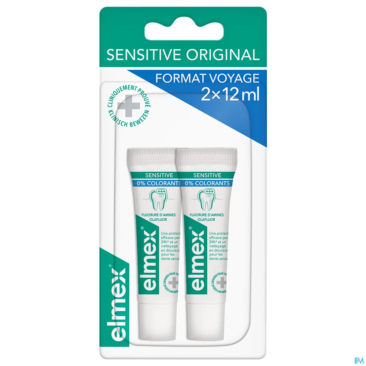 Sensitive Toothpaste Travel Size 2x12ml