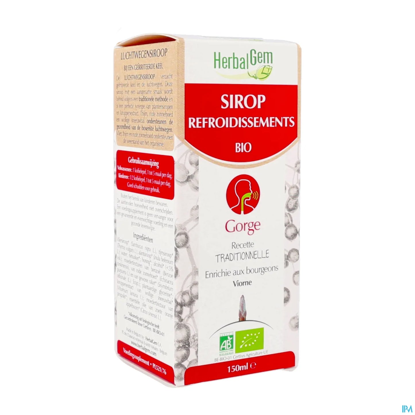 Sciroppo lenitivo biologico per la gola 150 ml