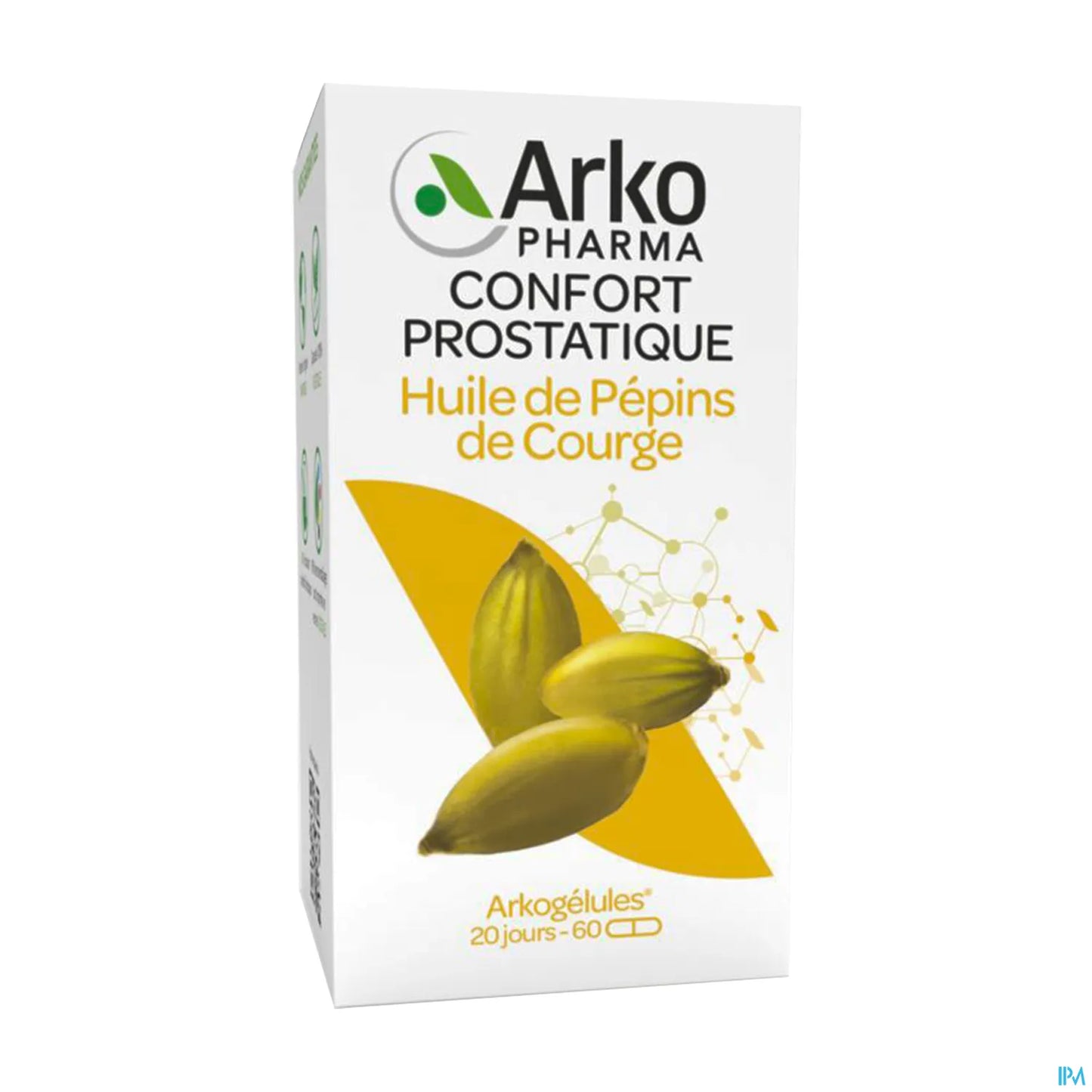 Arkogélules Huile de Pépins de Courge 60 Capsules
