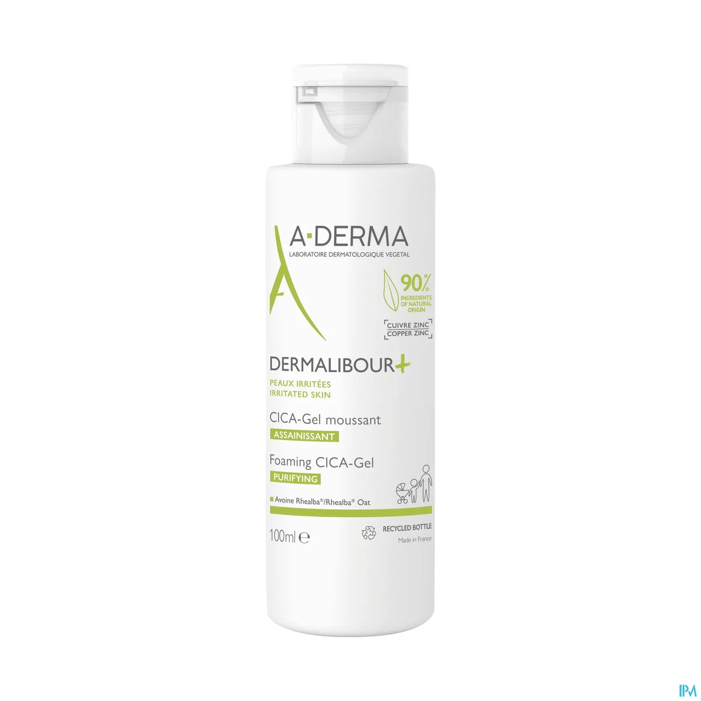 Dermalibour+ Cica Gel Moussant Assainissant 100ml