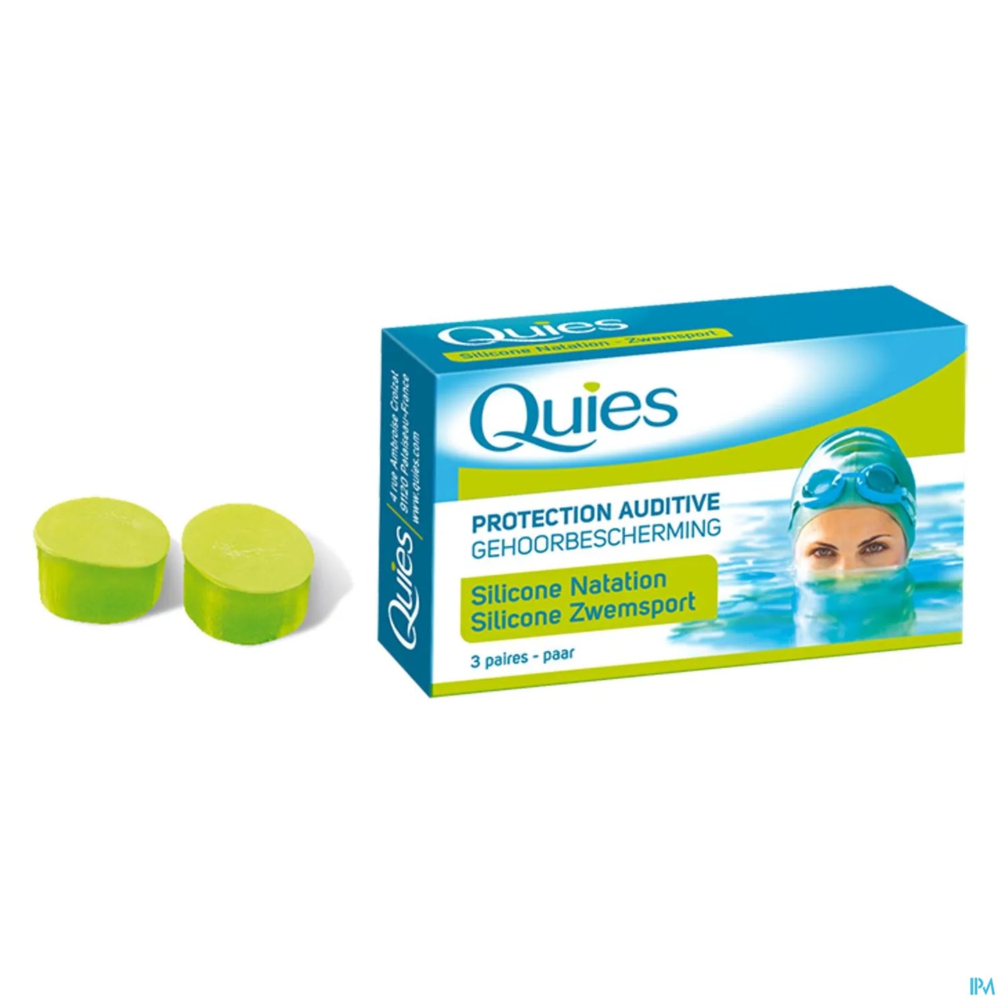Aquaplug Swimming Hearing Protection 1 Pair Reusable