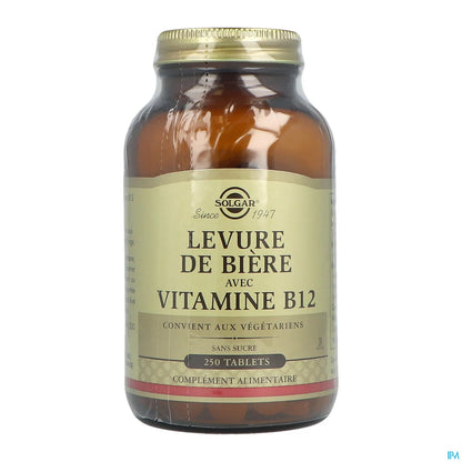 Levure De Bière Avec Vitamine B12 250 Tablettes