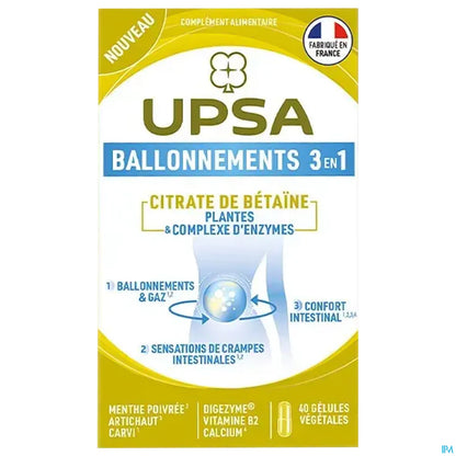 Bloating 3in1 40 Vegetable Capsules