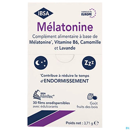 Mélatonine 1,9 Mg 30 Films Orodispersibles