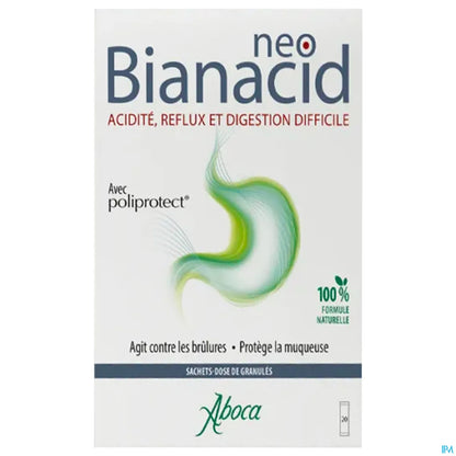 Neo Bianacid Reflux And Difficult Digestion 20 Sachets