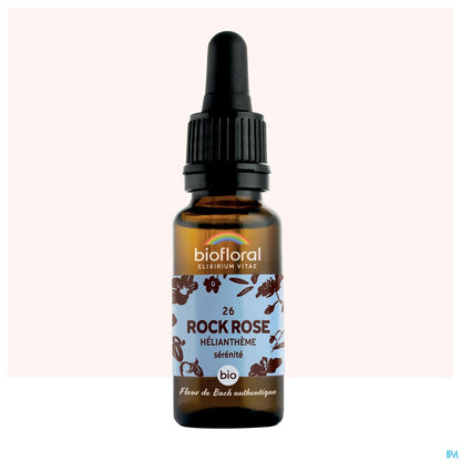Fleur de Bach Rock Rose Hélianthème 20 mL