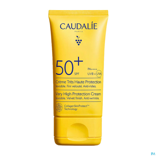 Caudalie Crème Solaire Très Haute Protection SPF50+ 50 mL