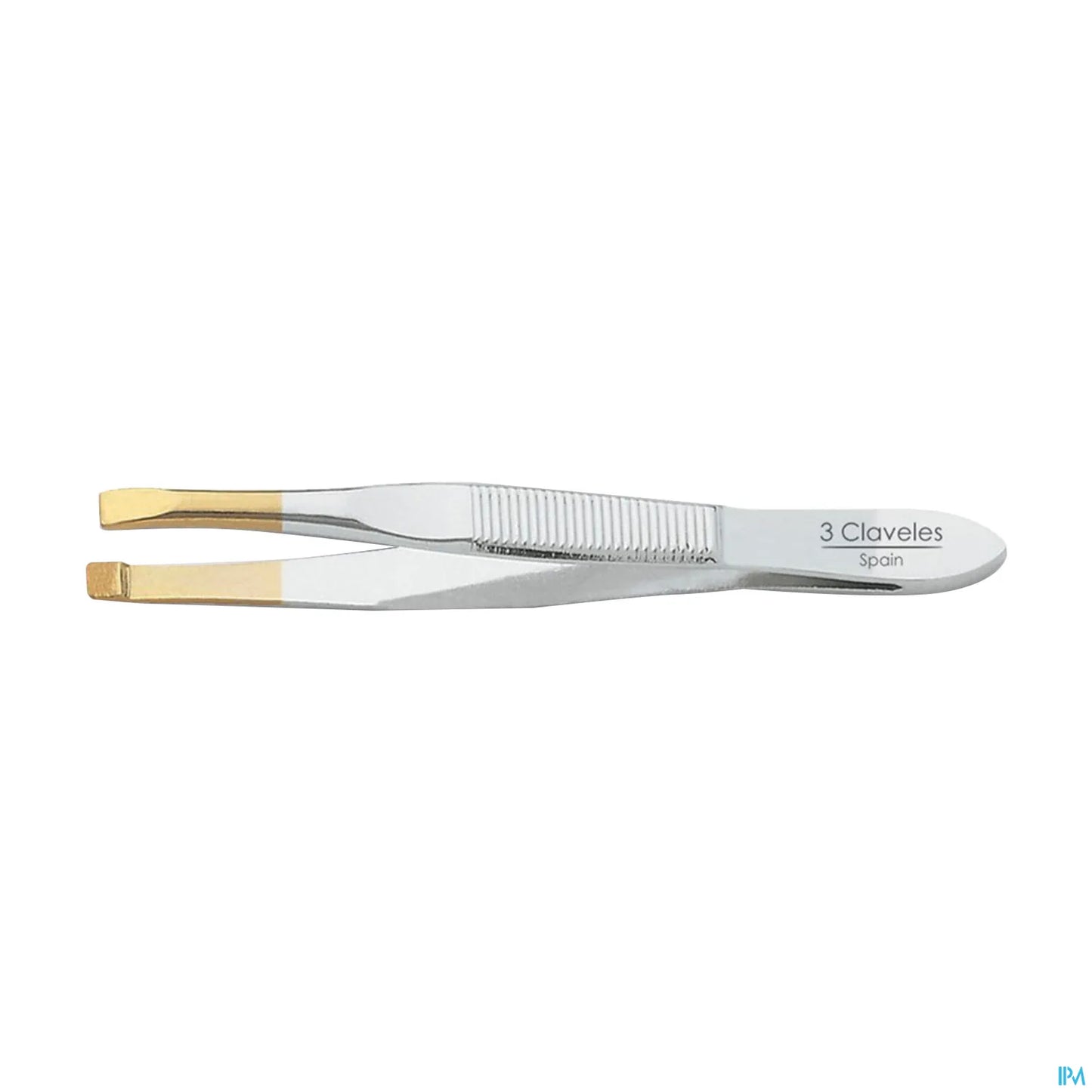Pince à Épiler Droite Dorée 8cm Référence 80132
