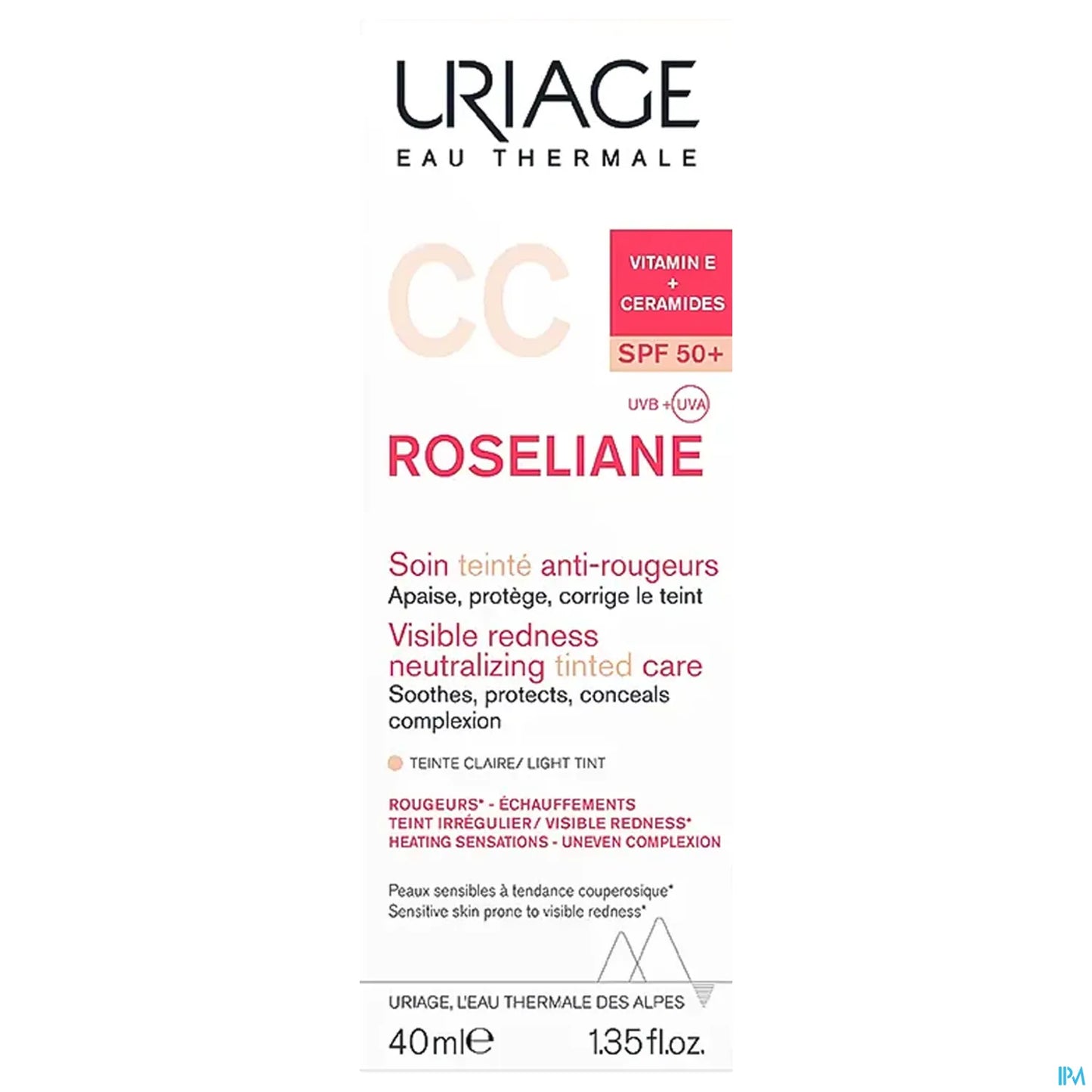 Roseliane CC Cream SPF50+ Claire 40ml