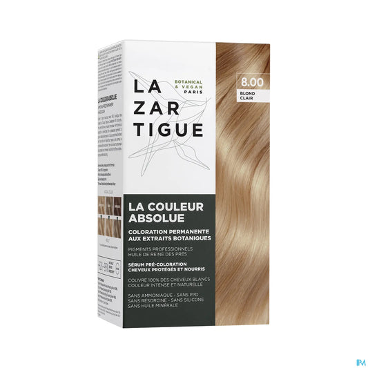 Couleur Absolue 8.00 Blond Clair Coloration Permanente Sans Ammoniaque