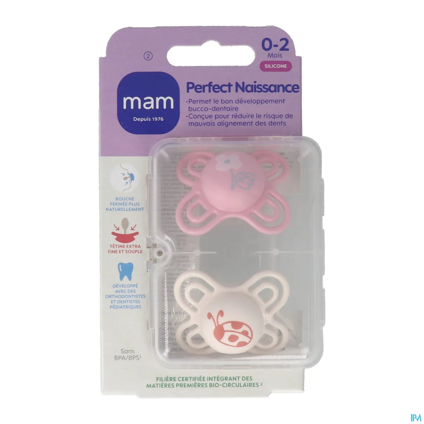 Sucettes Perfect Naissance 0-2 Mois Lot de 2