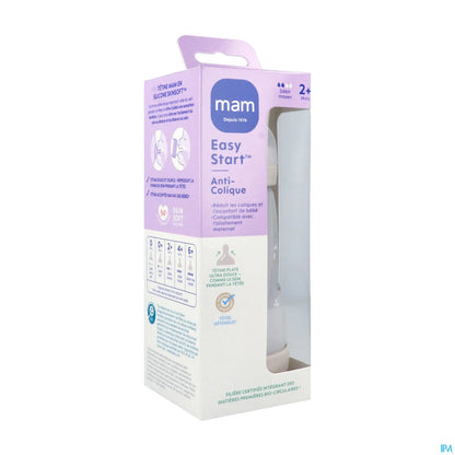 Biberon Easy Start Anti-Colique 260ml Sable Tétine Débit 2