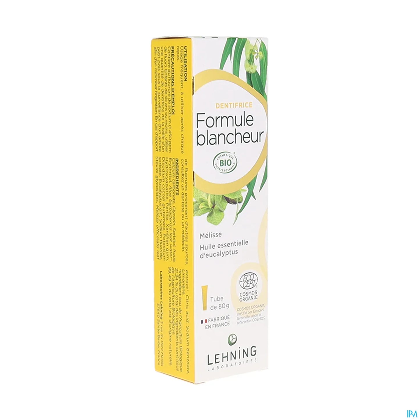 Dentifricio biologico formula sbiancante 80 g