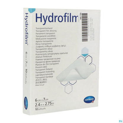 Medicazione adesiva trasparente sterile Hydrofilm 6x7cm B/10