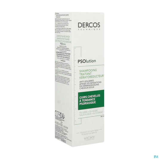 Dercos PSOlution Keratoreducing Treatment Shampoo 200ml