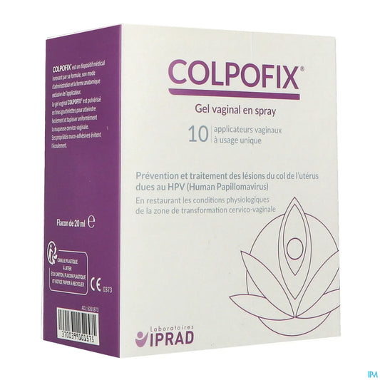 Iprad Laboratories Colpofix Vaginal Gel Spray 20ml 10 Applicators