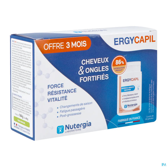 Ergycapil Unghie e Capelli Fortificati 3x90 Capsule