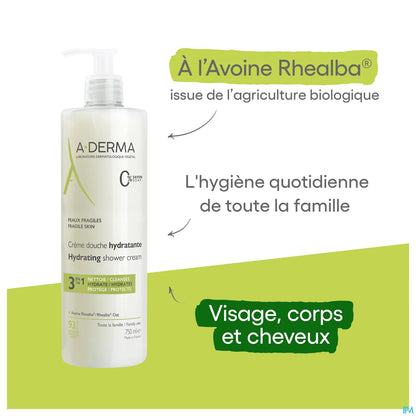 Crema doccia idratante 3 in 1 750 ml