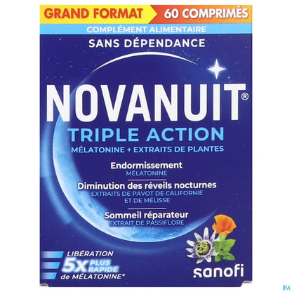 Sanofi Novanuit Tripla Azione Grande Formato 60 Compresse