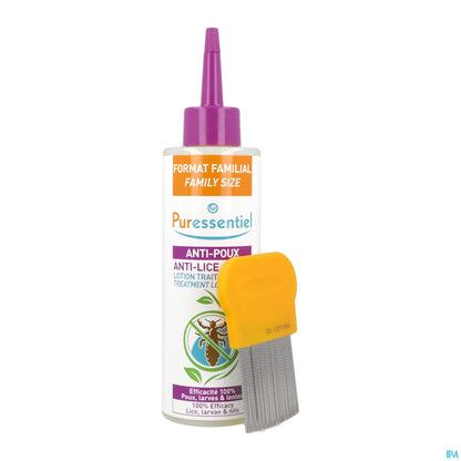 Lotion Traitante Anti-Poux 200ml + Peigne