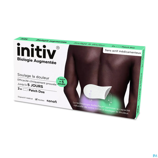 Sanofi Initiv Back Patch Pain Relief 3 Patches