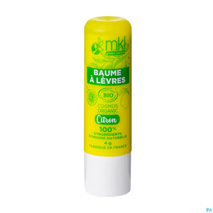 Balsamo labbra al limone biologico Green Nature 4 g