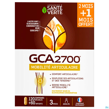 GCA 2700 180 Comprimés Traitement Articulaire