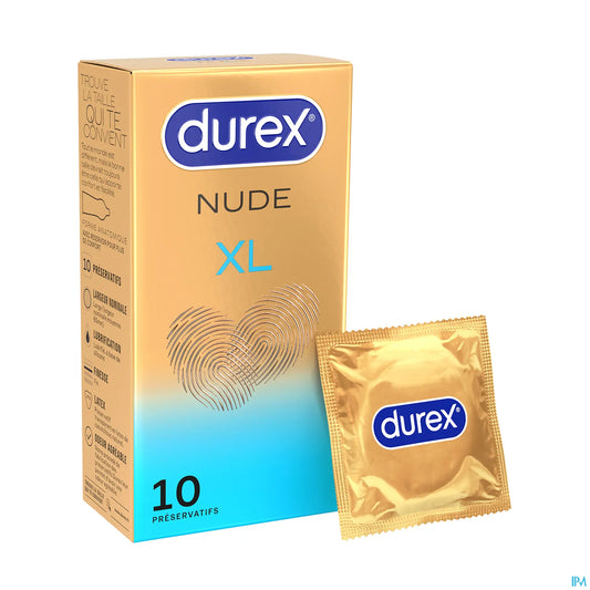 Nude XL Préservatifs Ultra-Fins 10 Unités