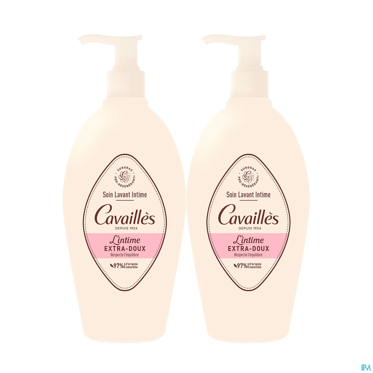 Rogé Cavaillès Extra-Gentle Intimate Cleansing Care Pack of 2 x 250 ml