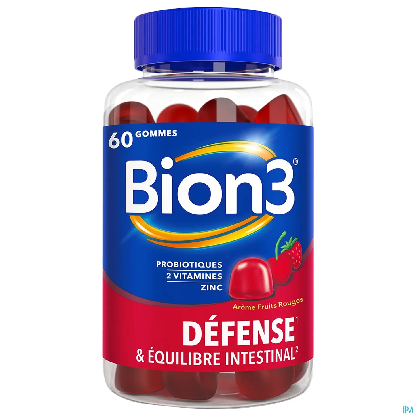Defense Red Fruit Flavor 60 Gummies