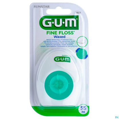 Sunstar Gum Fine Floss filo interdentale cerato cilindrico 55 m