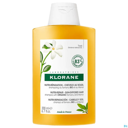 Shampoo Nutriente Solaire al Monoi e Tamanu Biologico 200 ml