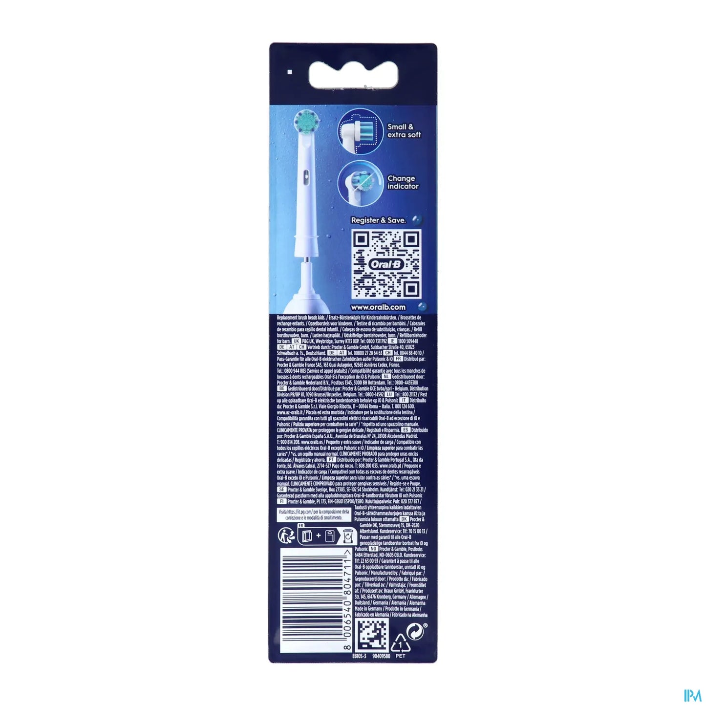 Oral-B Kids Brossettes de Rechange Reine Des Neiges 3 Unités