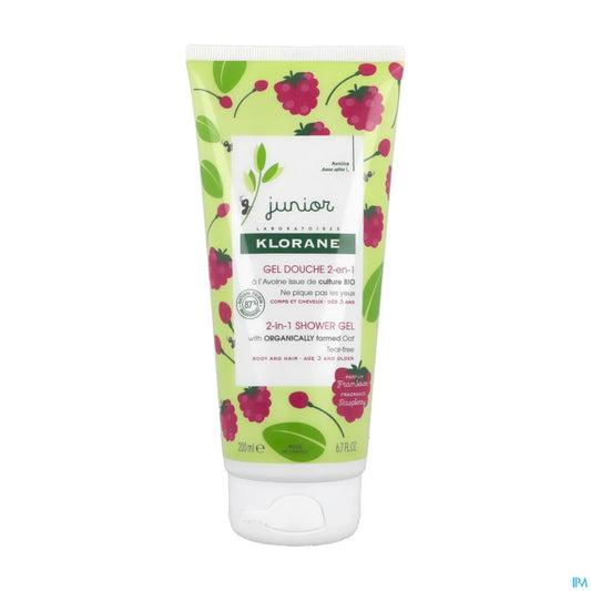 Gel doccia al lampone Junior 200 ml