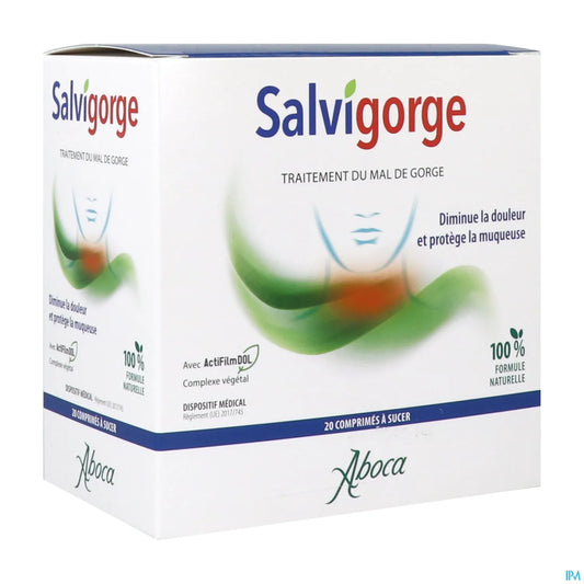 Aboca Salvigorge Comprimés à Sucer Boite de 20