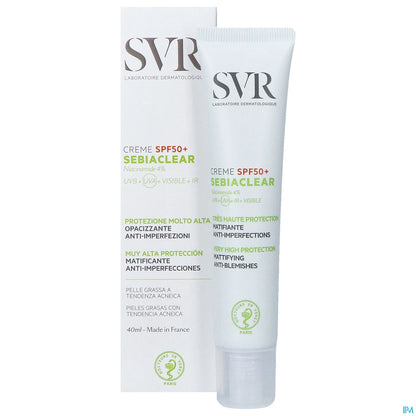 Sebiaclear Crema SPF50+ 40ml