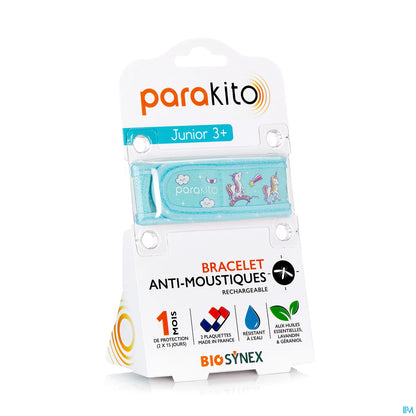 Bracelet Anti-Moustiques Enfant Rechargeable Motifs Licorne