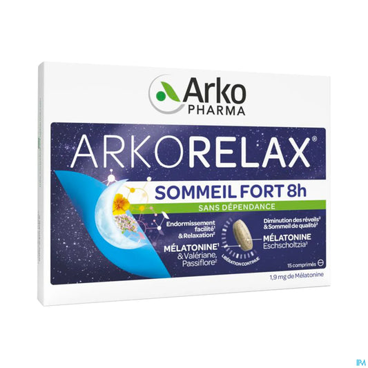 Arkorelax Strong Sleep 8H Compresse B/15
