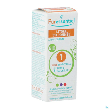 Bio Litsée Citronnée Huile Essentielle 10ml