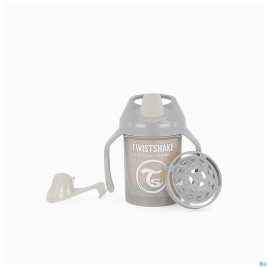 Twistshake Tasse Cup Mini Gris 230 mL 4 Mois et Plus