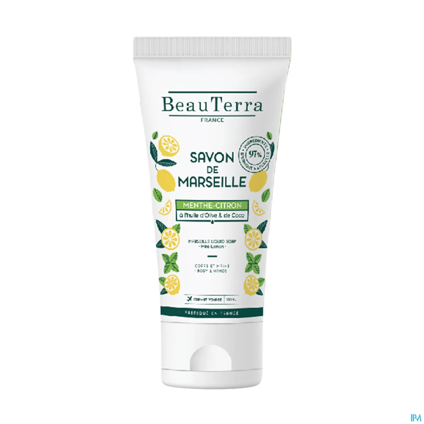 Sapone liquido al limone e menta 100 ml