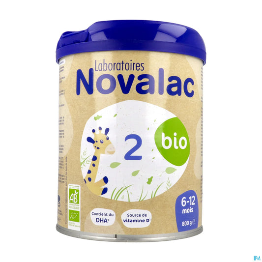 2 Latte in polvere biologico 6-12 mesi 800 g