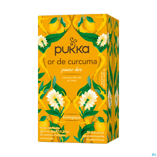 Infusion Or de Curcuma 20 Sachets