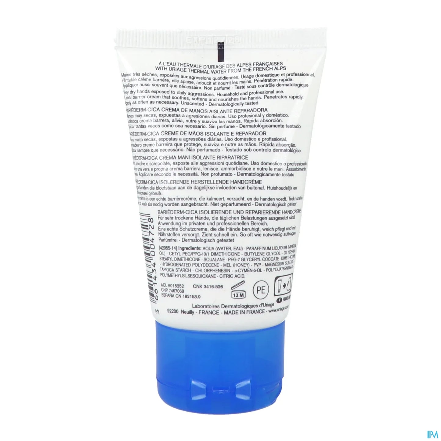 Bariéderm Cica Crème Mains Isolante Réparatrice 50ml