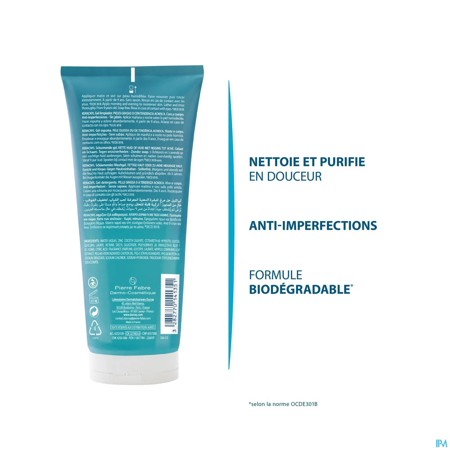 Keracnyl Gel Moussant 200 ml