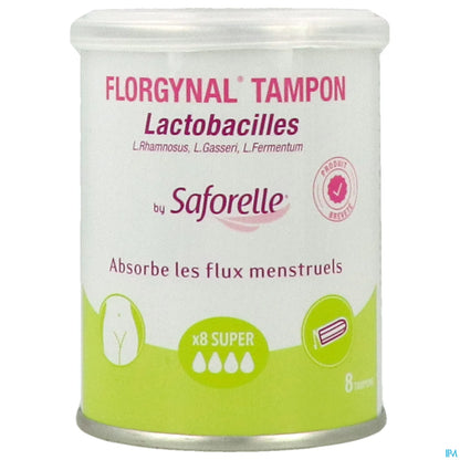 Saforelle Florgynal Super Lactobacillus Tamponi Confezione da 8