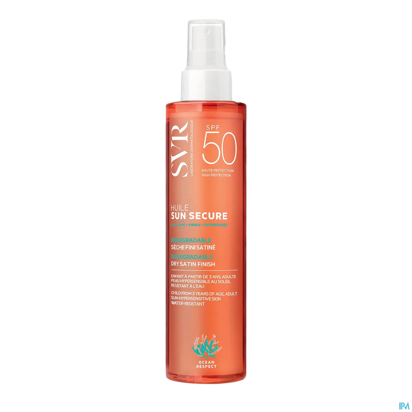 Sun Secure Huile Sèche Spf50 200 Ml